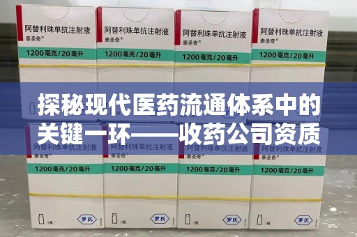 温州探秘现代医药流通体系中的关键一环——收药公司资质查询与规范管理