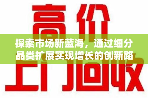 温州探索市场新蓝海，通过细分品类扩展实现增长的创新路径